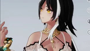 【深空之眼】伽梨皮肤建模展示 #深空之眼