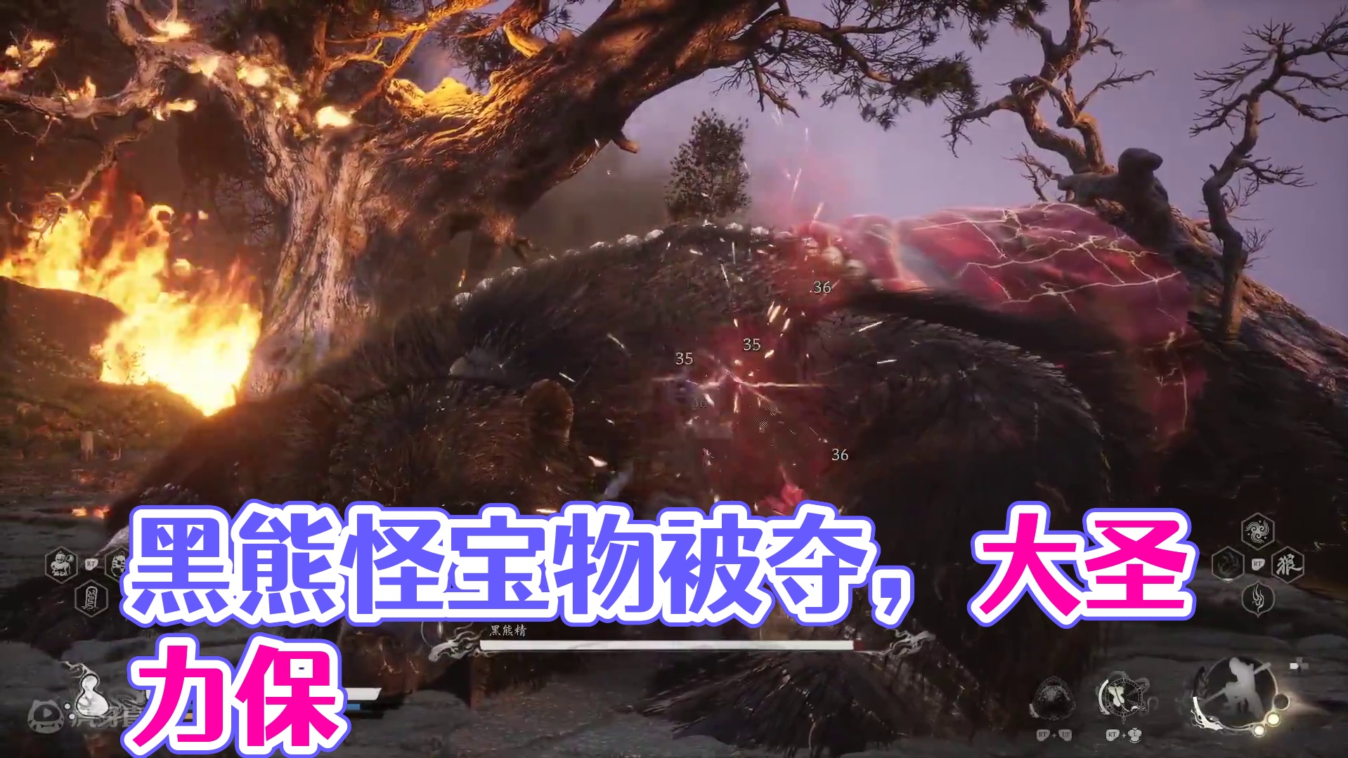 第七周目 黑熊怪 伤害极高