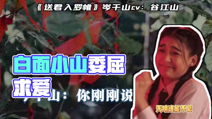 没有人会不爱这样的百变小山~#广播剧#送君入罗帷#岑千山#谷江山