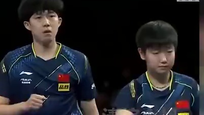 莎头：掌管同频率的神，同步的就像连了蓝牙，跳水队可以来选人了 #天选混双莎头组合 #王楚钦孙颖莎