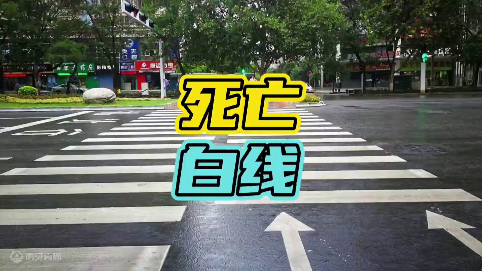 马路上的死亡白线究竟有多危险？#白线 #开车 #安全￼