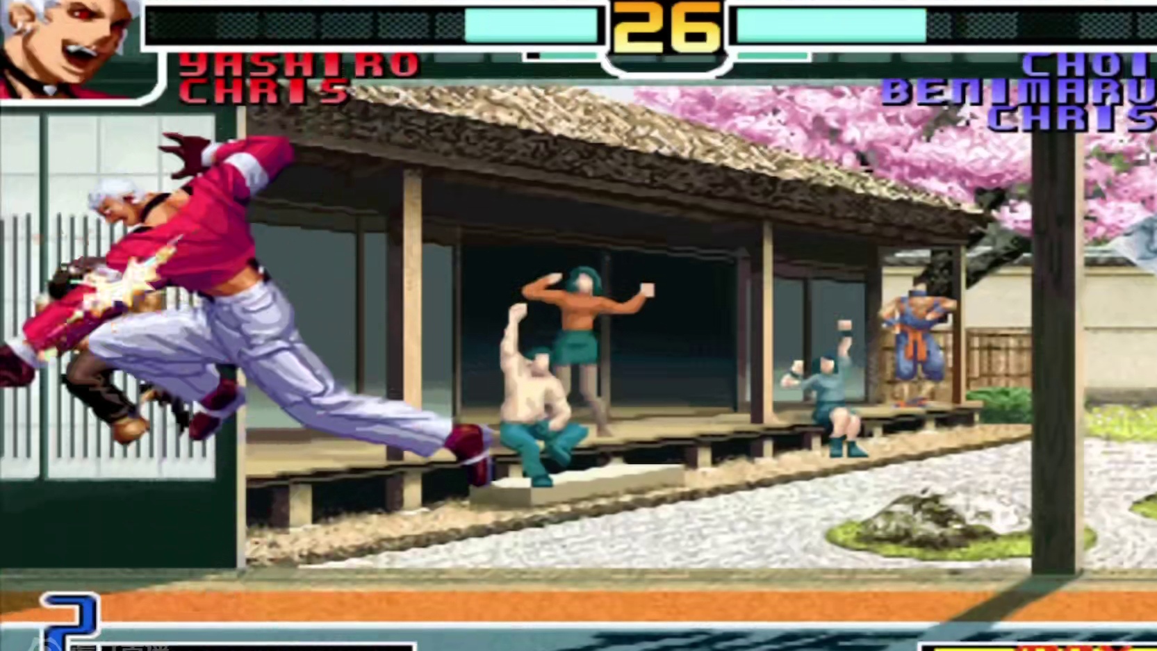 拳皇2002风云：残血真七两拳一个小朋友，大蛇一族翻盘能力太强