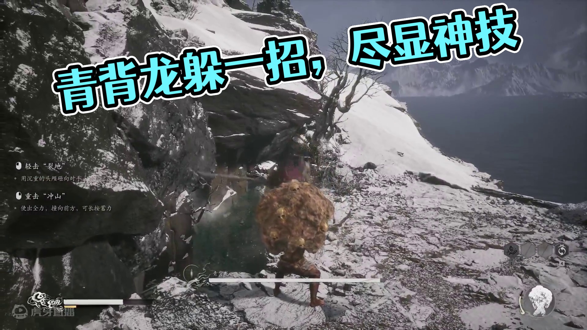 青背龙只需会躲一招就可以了