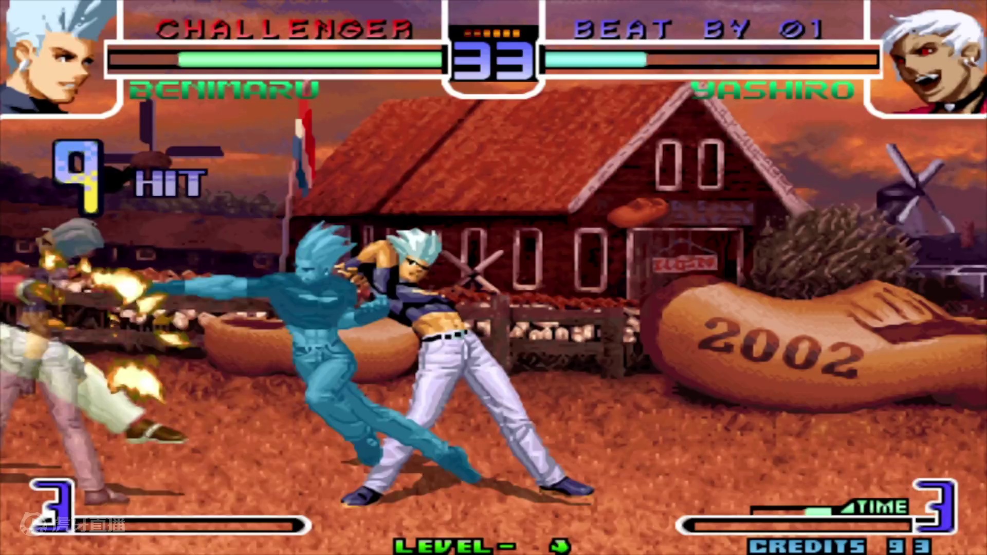 拳皇2002风云：丝血真七秀岩浆拳压起身，红丸超杀硬刚鹿死谁手？