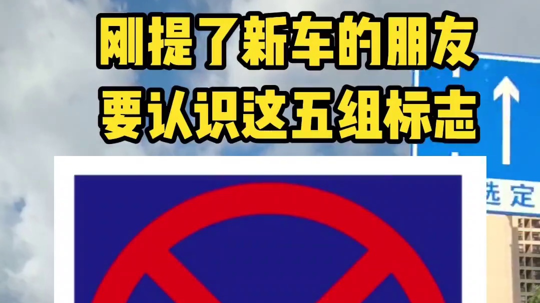 刚拿了驾照的新手朋友一定要认识这五组交通标志不然扣分罚款少不了#每天一个用车知识 #新手上路 #汽车
