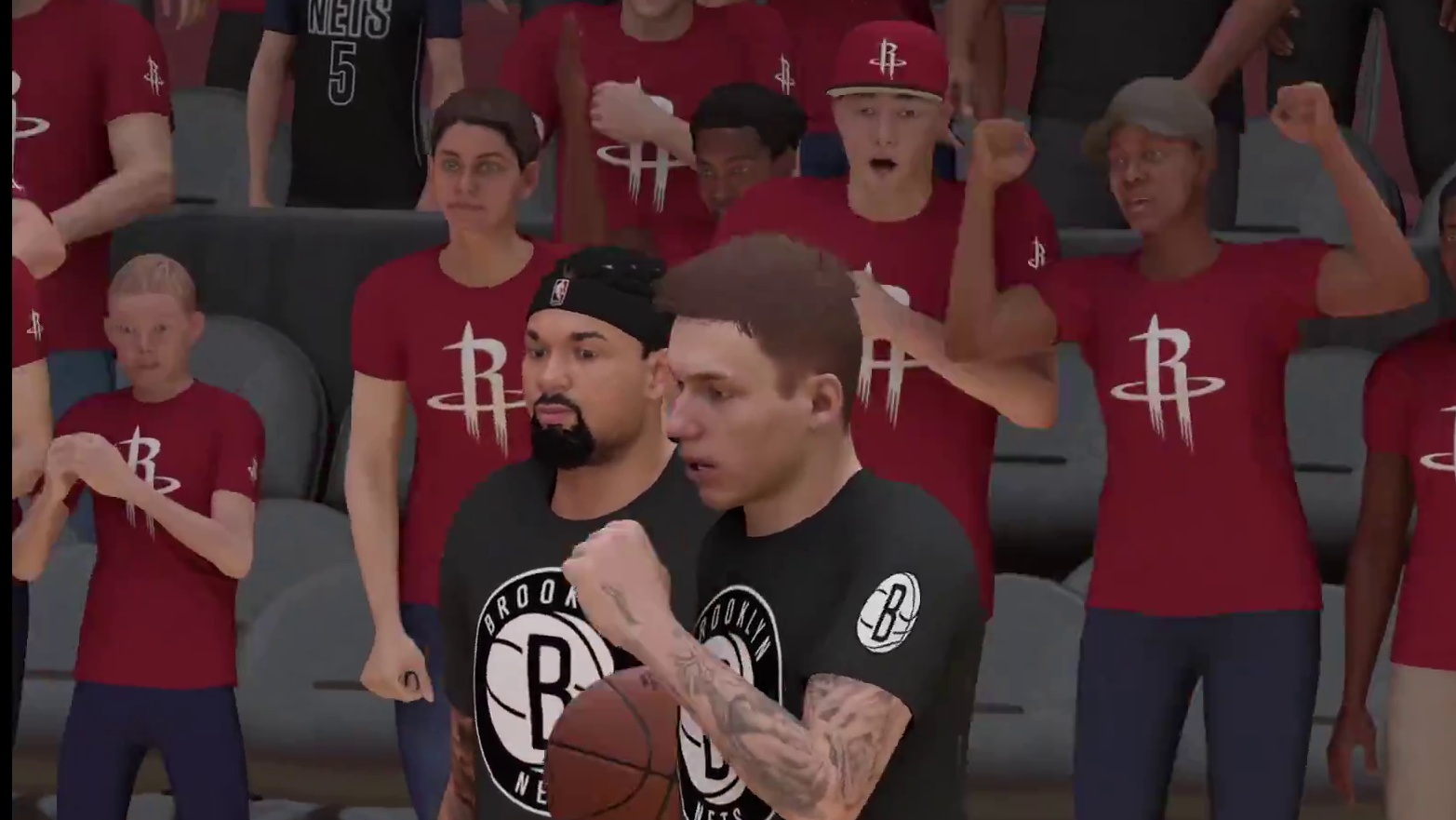 2K25 S1赛季-总决赛G1 篮网vs火箭 41-57 上半场