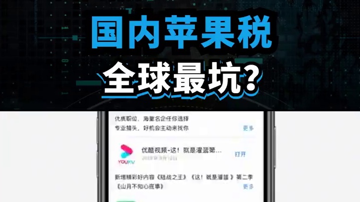 国内果粉真成“人上人”，承受全球最高苹果税？#苹果
