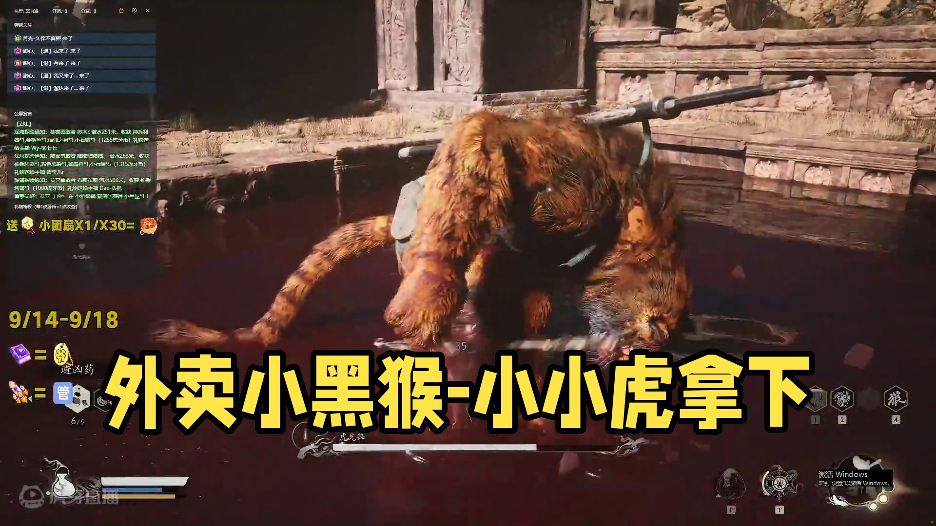 外卖小黑猴-小小虎先锋拿下