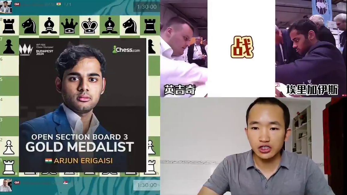 第45届奥赛：印度军团崛起，制霸全场！#国际象棋 #印度