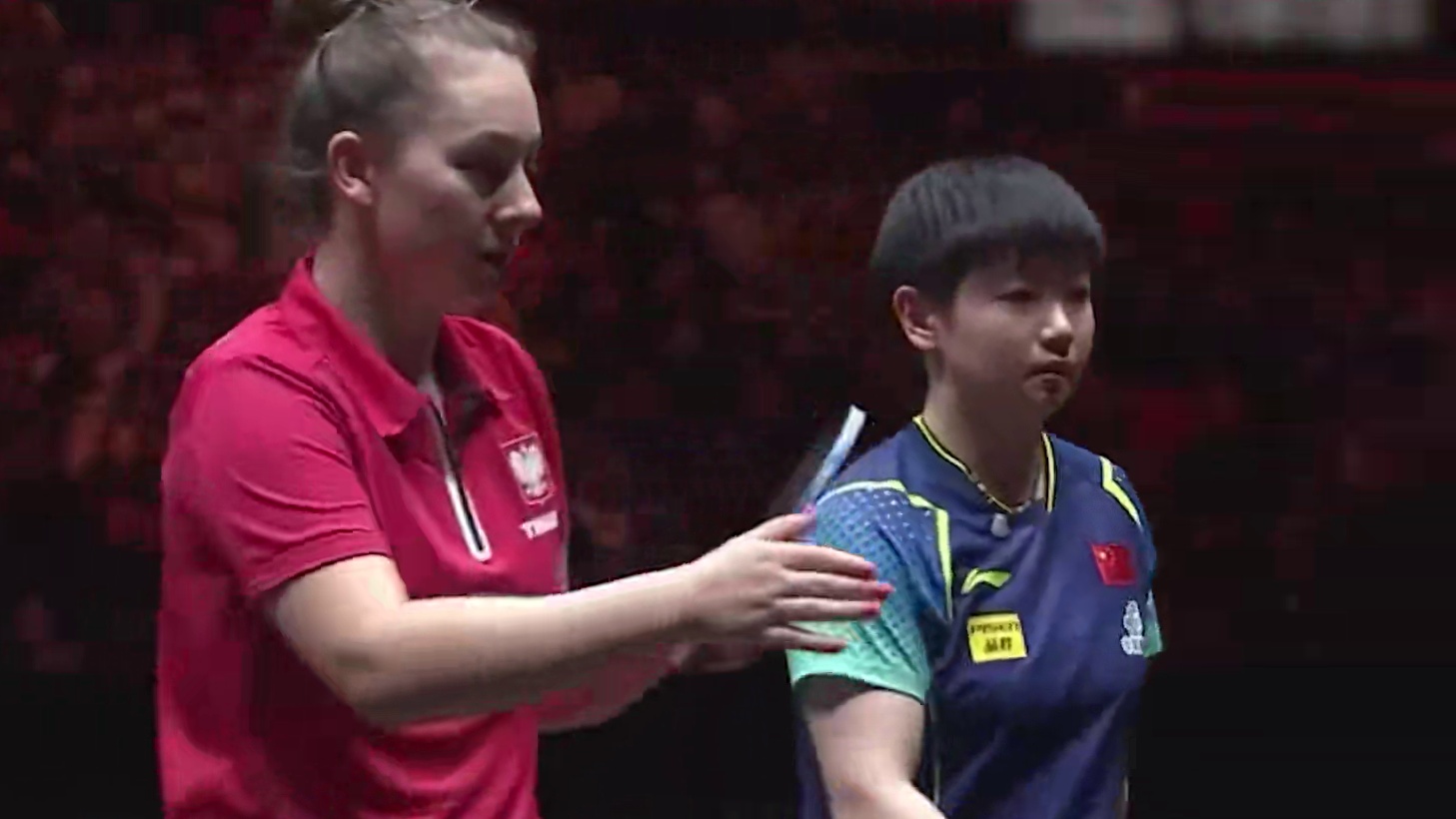 莎莎被coco念叨直接跟他顶嘴，她就是上欺老下欺小的国乒霸王 #wtt中国大满贯 #乒乓球比赛 #体