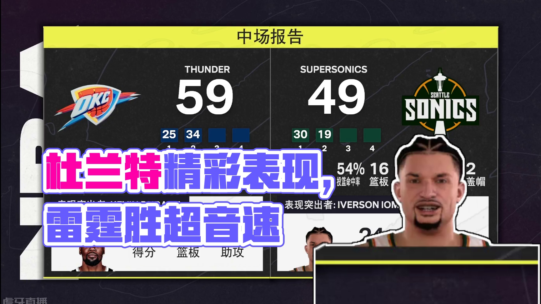 S2赛季-揭幕周 雷霆vs超音速 114-106