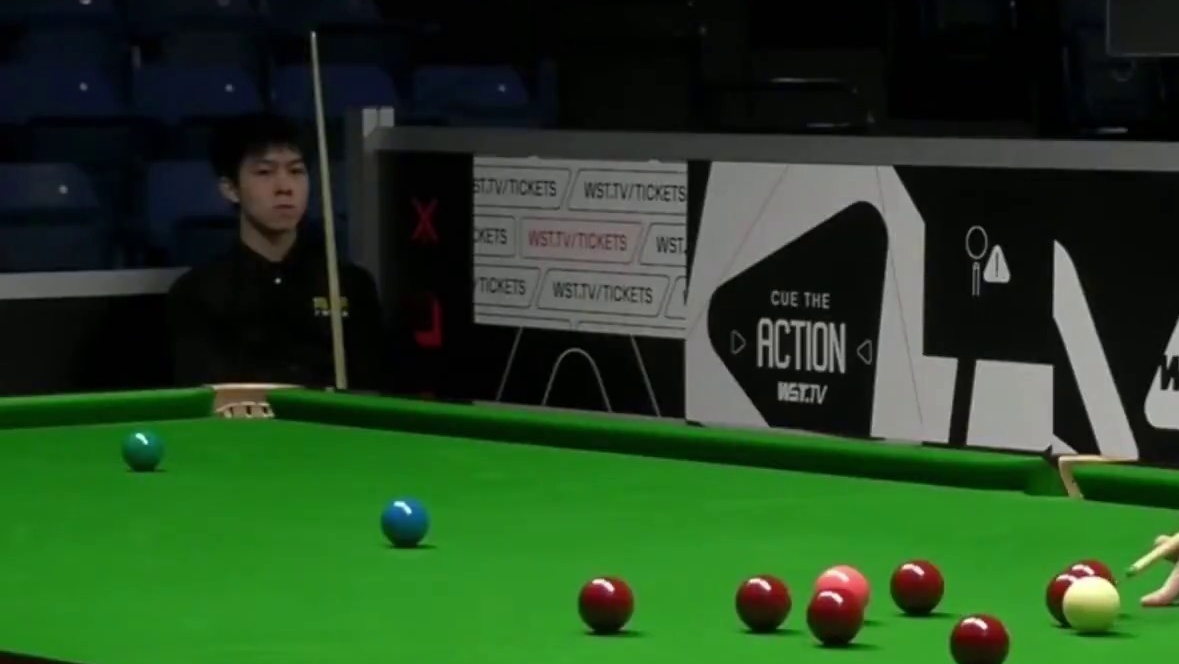 5比5决胜局！最新比赛：中国小将大战戴院长，四连胜超级逆转！ #斯诺克 #台球 #丁俊晖 #逆转 #