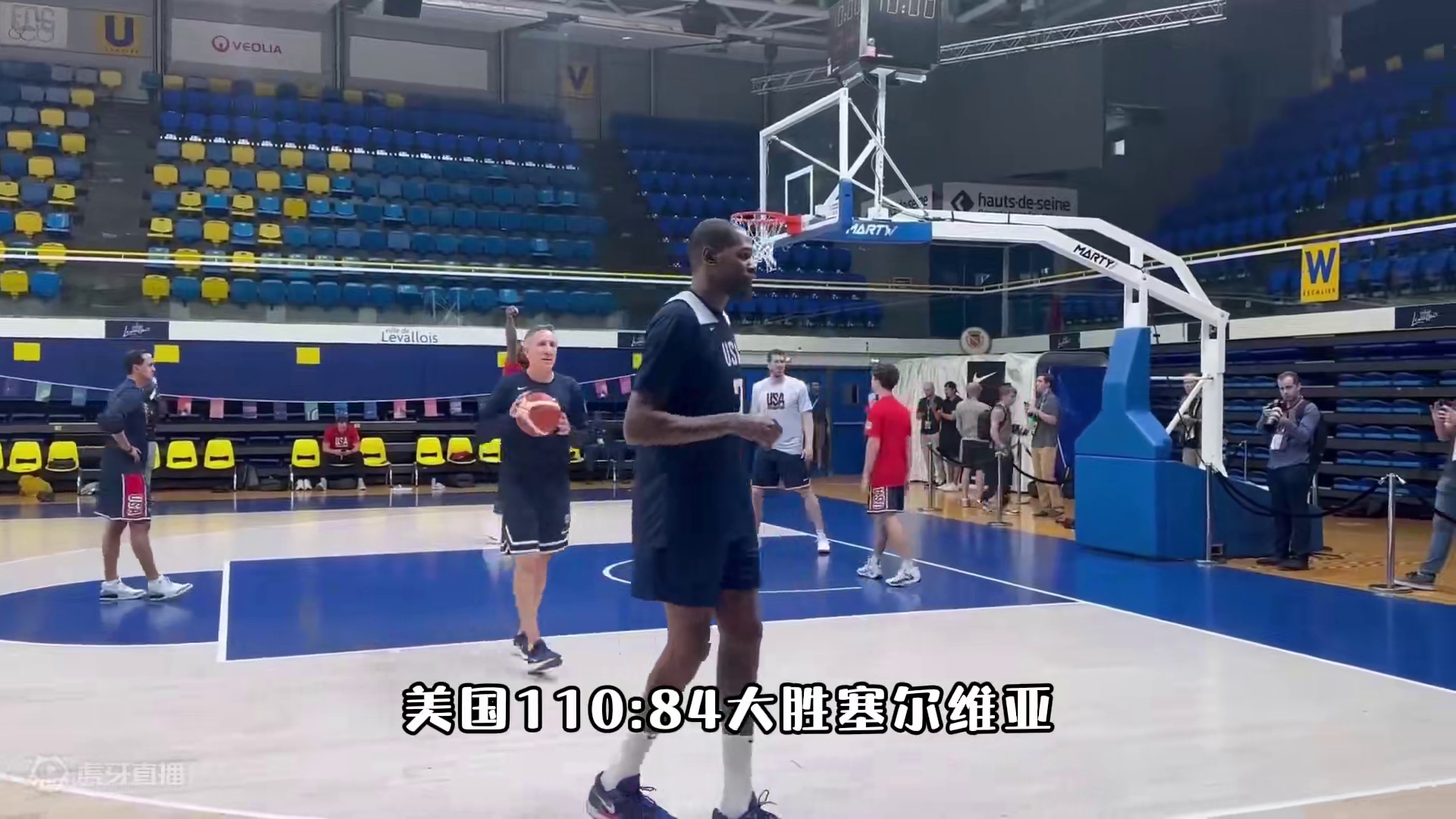 FIBA第一大杀器，杜兰特火线复出，射爆塞尔维亚