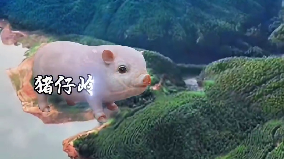 太叔公说村里有半部西游史，有嫦娥山、猪仔岭、卧牛岗，风景优美 #感受大自然的气息和美景 #随手一拍都