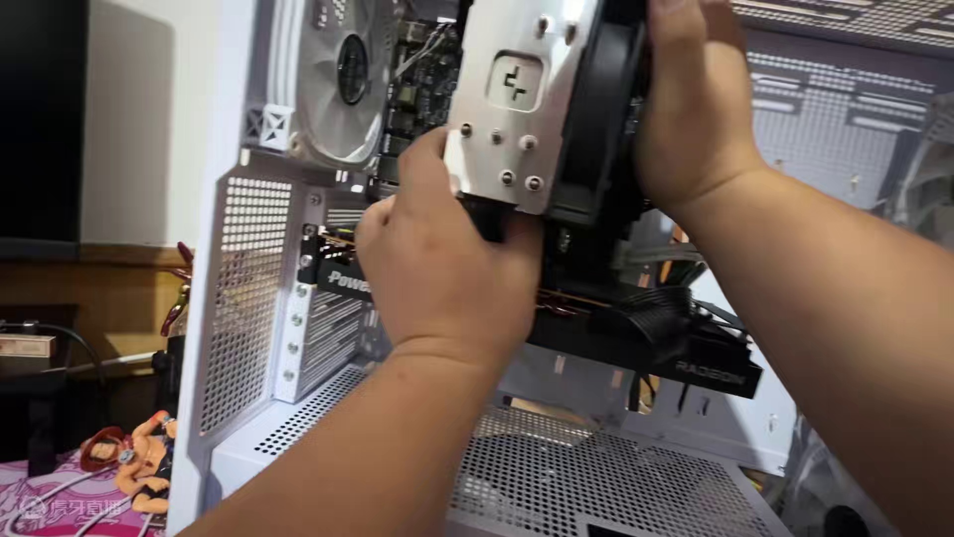 AMD掉不掉驱动？帮浏阳粉丝装台侧透刀刃机！ 结尾有配置单#电脑 #装机 #长沙 #diy电脑 #电