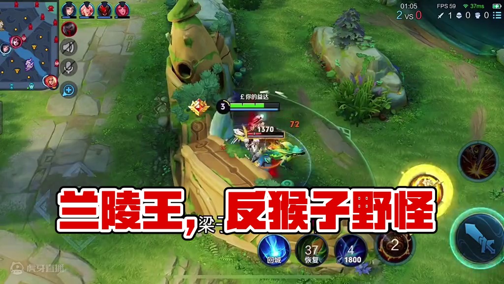 兰陵王，你是不是想反猴子的野？