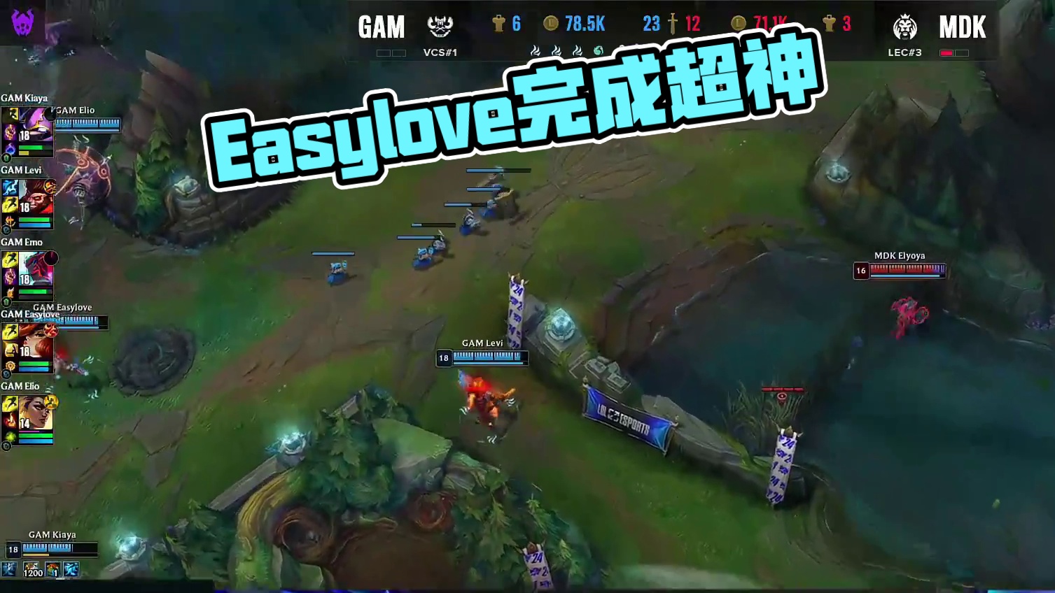 Easylove完成超神！