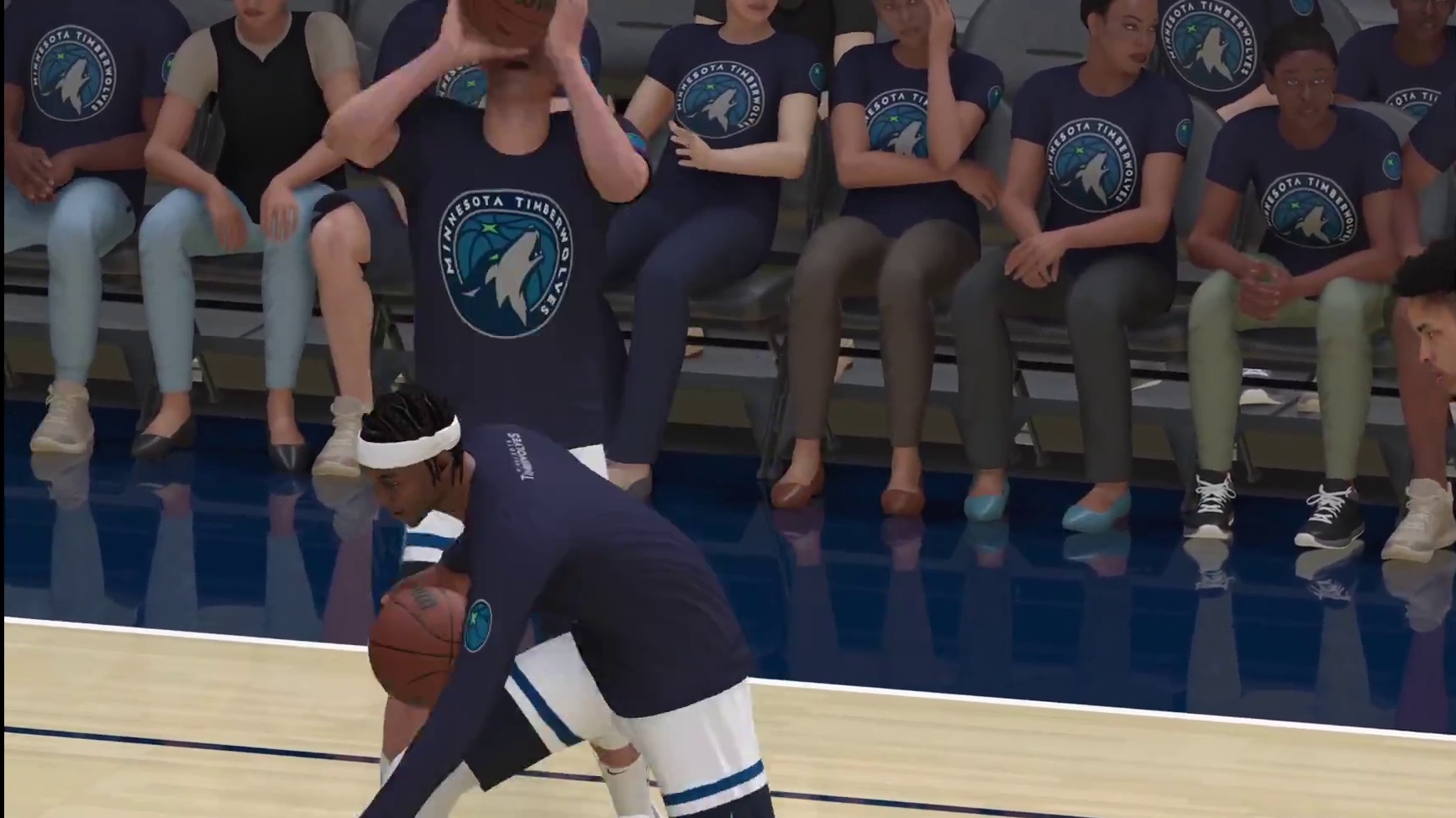 S2赛季-季后赛首轮G1 毒蛇vs森林狼 48-52 上半场