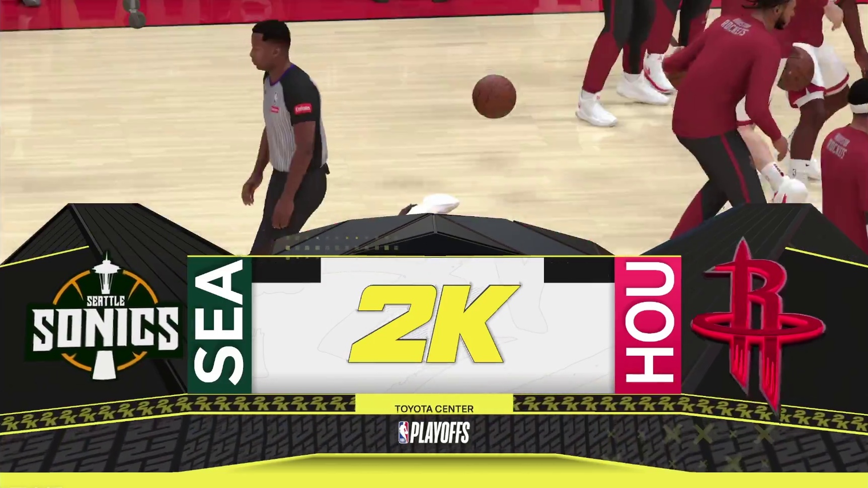 S2赛季-季后赛次轮G5 超音速vs火箭 58-42 上半场