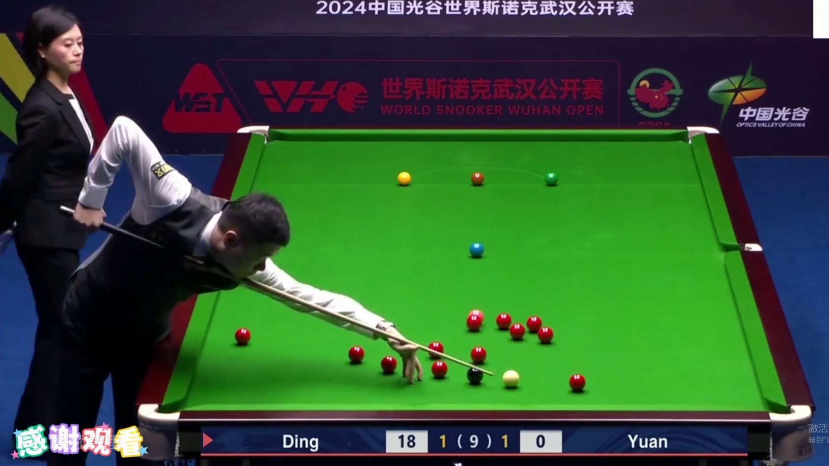 丁俊晖强势复仇之战，中国德比对决吊打袁思俊，血洗武汉公开赛！