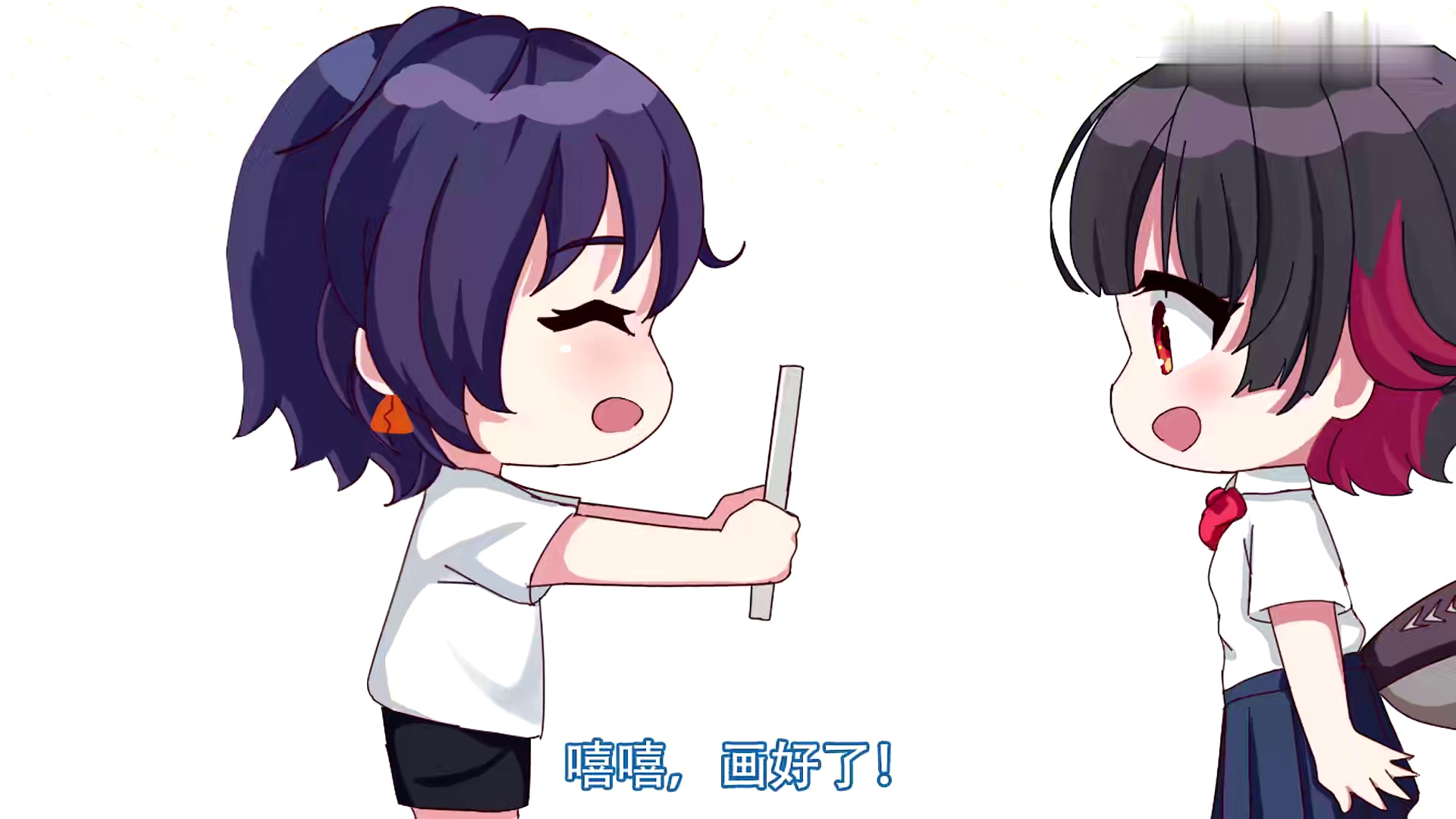 【绝区零手书动画】艾莲：你画的什么鲨皮？