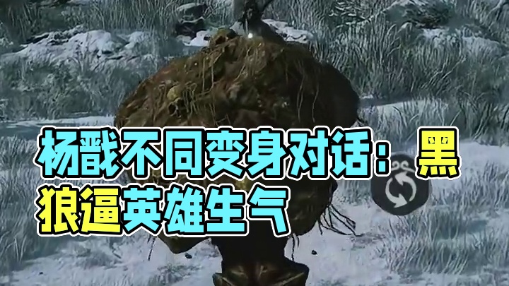 杨戬面对不同的变身，会有不同的对话 #杨帅主播 #黑神话悟空 #杨戬