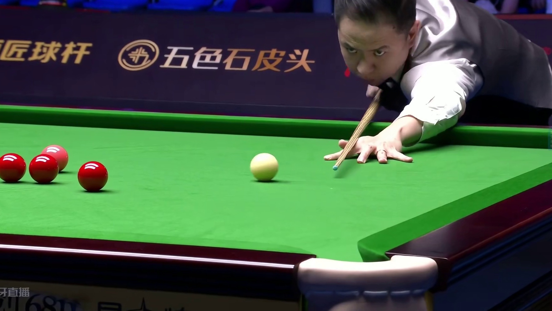 正播斯诺克武汉公开赛，肖国栋怒轰闪电三连鞭，组合球绝杀墨菲！