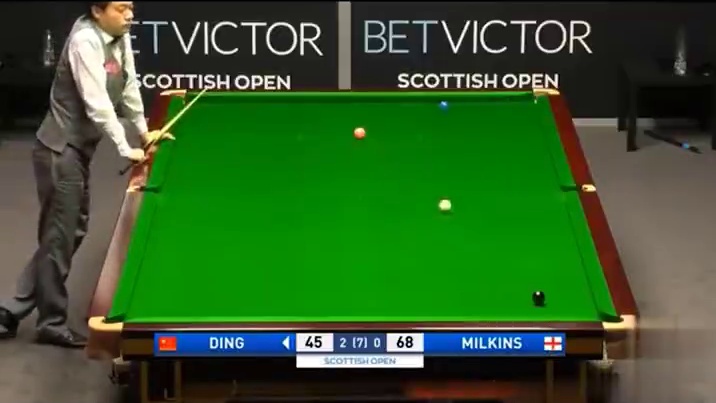 超5分就不知天高地厚，得意忘形的对丁俊晖吹起口哨，等着被打脸#台球 #台球是一种生活 #打台球名场面