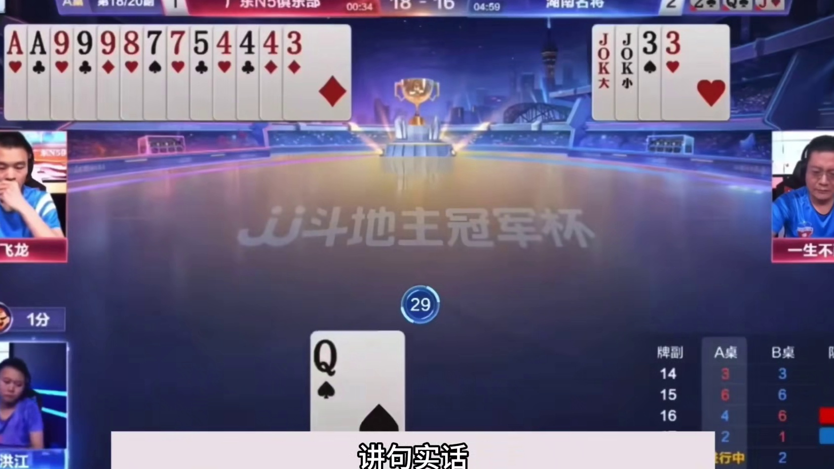 斗地主：传说中最不可思议翻盘局！六大金刚神仙打架！结局呆了#斗地主残局 #斗地主