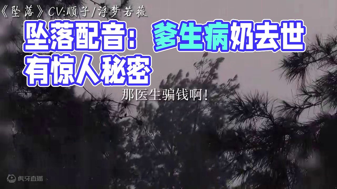 离开的妈生病的奶去世的爹破碎的她… #坠落 #配音