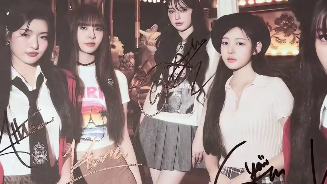 人生第一次！百妹签名专开箱 #KPOP #fiftyfifty #专辑 #开箱 #追星