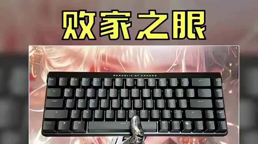 【好物开箱】ROG魔导士Ace HFX机械键盘 #rog魔导士磁轴 #rog键盘 #rog外设 #游