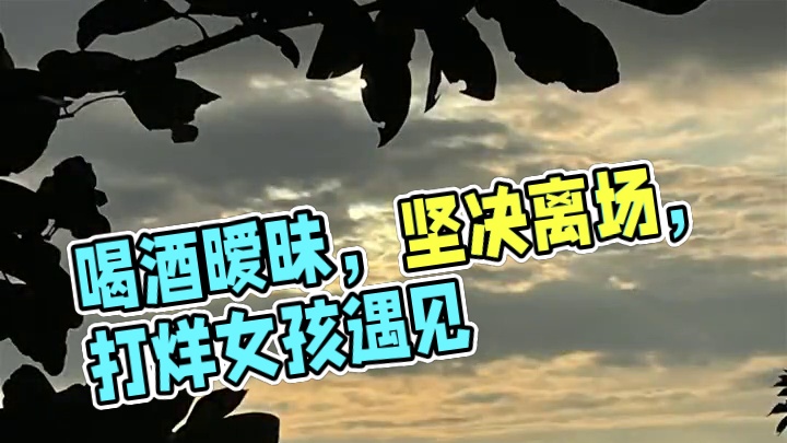 今夜我遇见了 喝酒时对你各种暧昧  离场时拉着闺蜜坚决离场的 也遇见了打烊的时候有女孩落大雨 还愿意