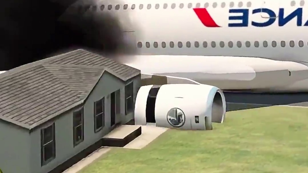 模拟器：飞机失控冲进地面，成功复飞后却又遇到新危机！#飞机