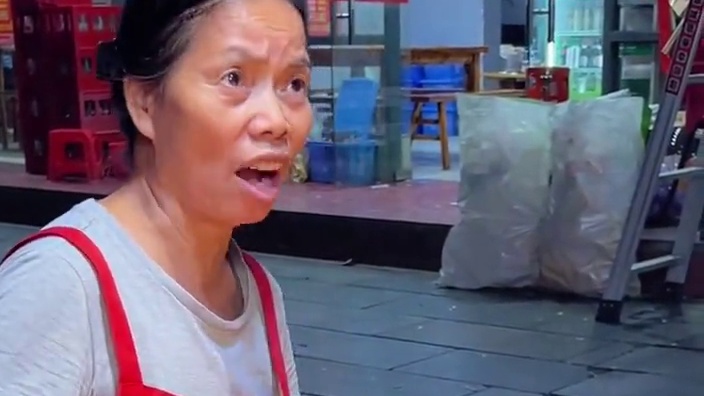 阿姨说：我的螺蛳粉，我天天吃，想吃多少吃多少！#螺蛳粉