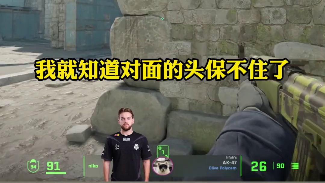 niko隔著墻瞎比劃#csgo #cs2 #馬西西 #niko