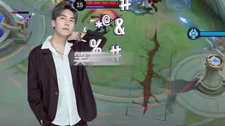 当Lmu竖起大拇指的那一刻，当归老师就开始了自己的解说表演。#决胜巅峰全球电竞  #决胜巅峰世界总决