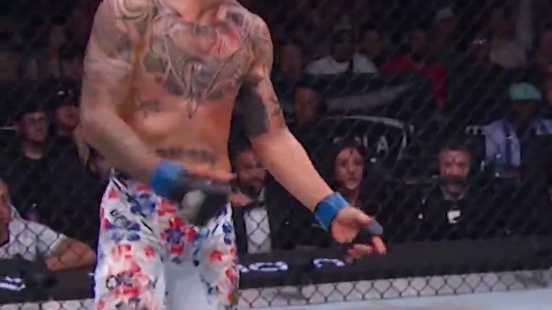 UFC史上最惊为天人的KO之一！霍洛威最后一回合最后一秒KO盖奇！#UFC308 #托普里亚vs霍洛