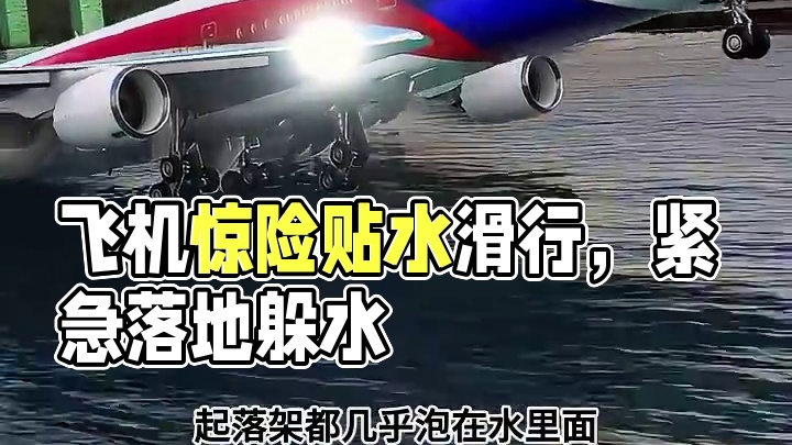 模拟器：这样惊险的操作，飞机差点死火掉进水里#飞机
