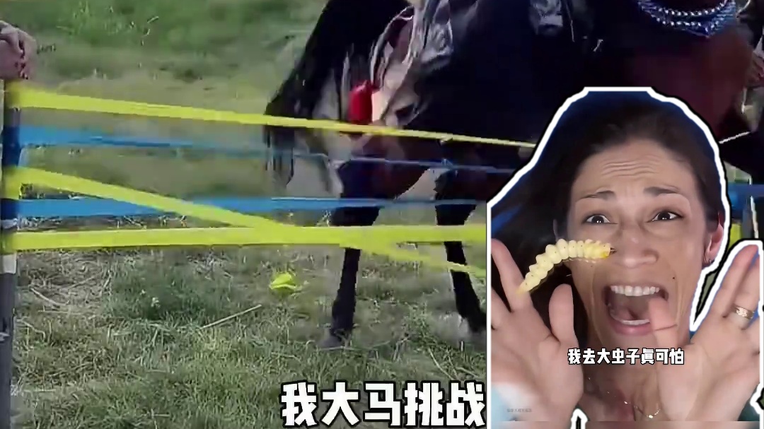 挑战看到虫子不躲避#看一遍笑一遍 #笑到肚子疼 #搞笑#搞笑视频#搞笑配音