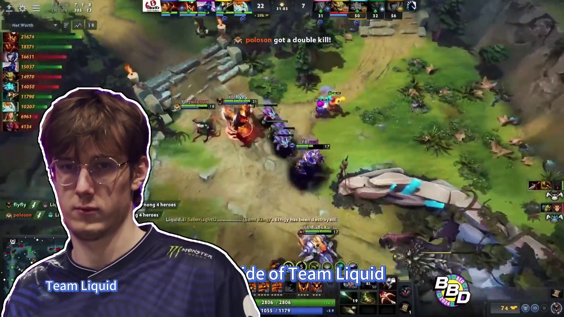 惊天翻盘！ 养乐多2比1淘汰赛TI冠军液体晋级 #dota2 BB别墅杯淘汰赛败者组第一轮，Yaku