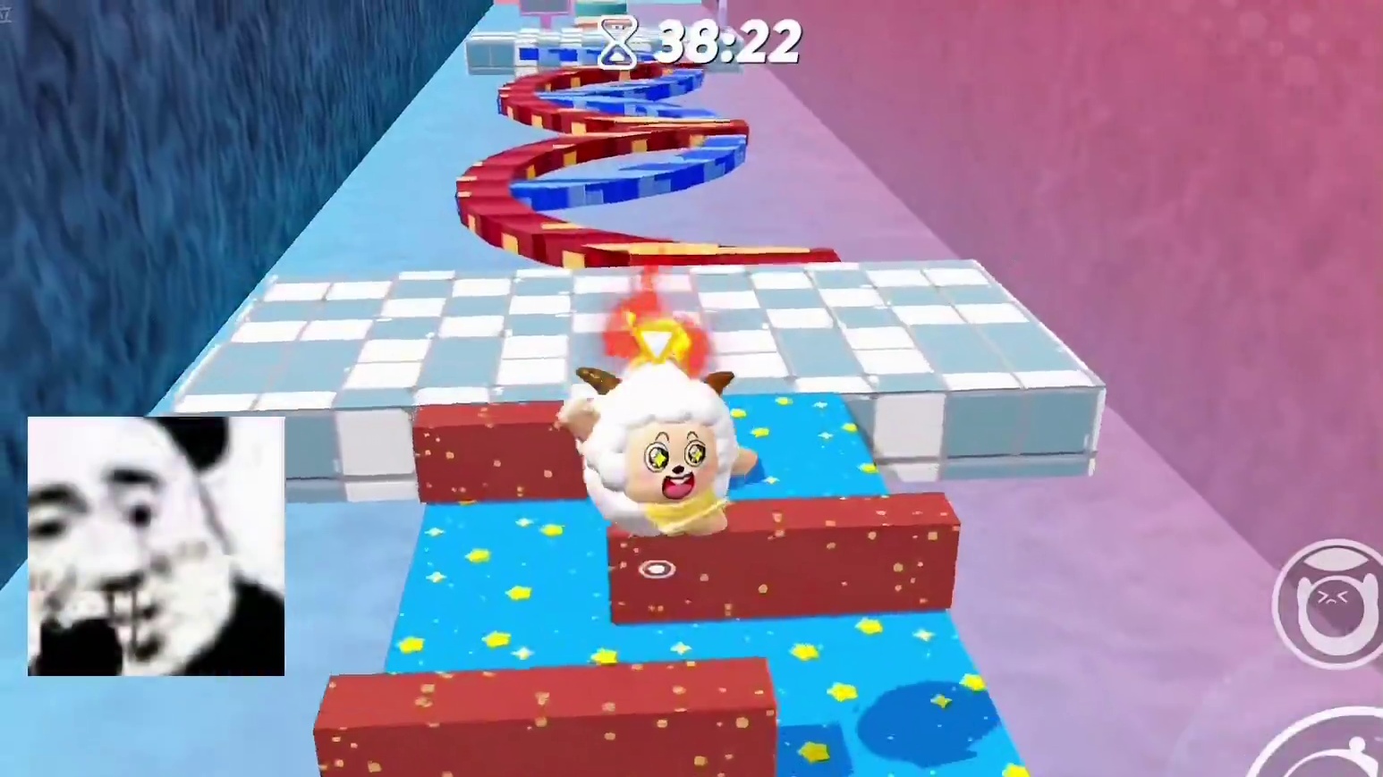 蛋仔版的森林冰火人？#蛋仔派对 #蛋仔派对地图推荐 #巨无霸大龙白 #蛋仔奇思妙想计划