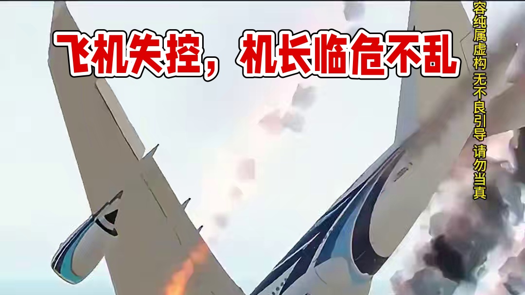 模拟器：飞机失控冲向停车场，机长的临危不乱简直厉害#飞机