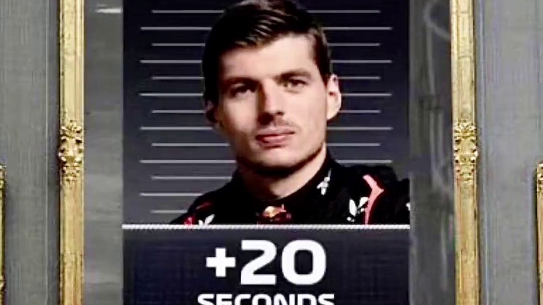 世界名画。。。#维斯塔潘 #维斯塔潘被罚20秒 #2024F1墨西哥城大奖赛