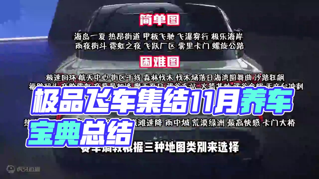 #极品飞车集结 #地下狂飙 #101俱乐部 11月最新养车宝典！