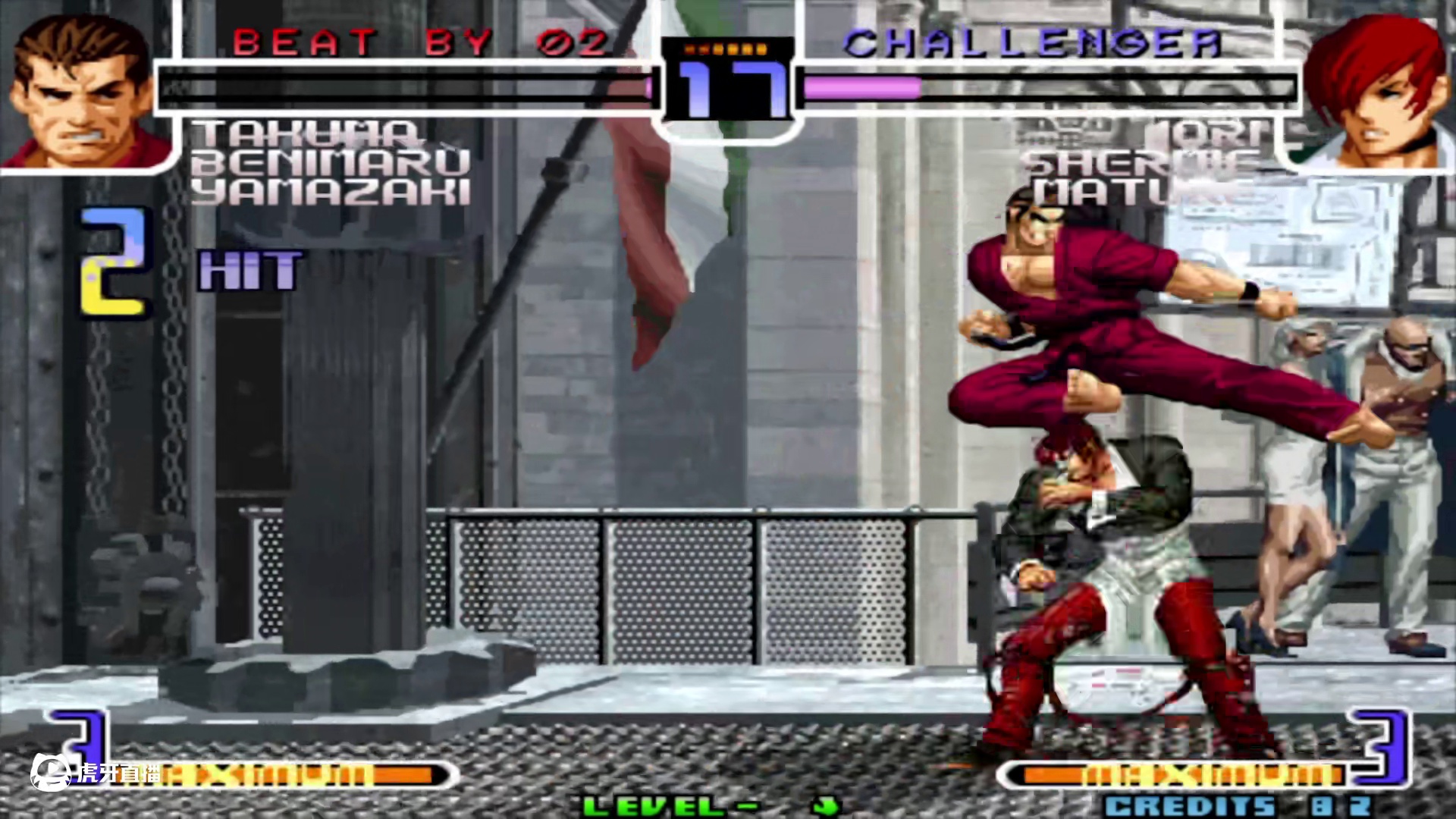 拳皇2002风云：高手对决总是毫厘之差，卡时间完美隐藏征服对手