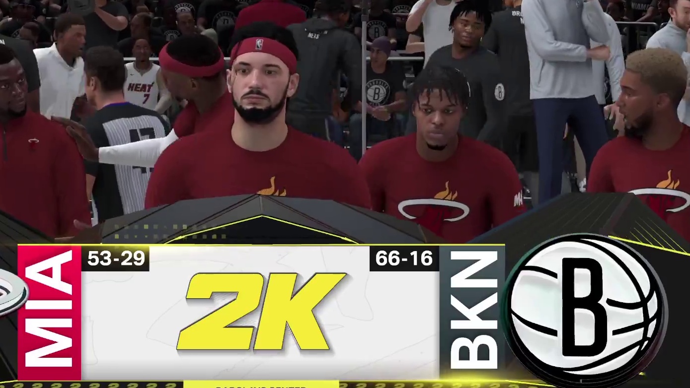 S3赛季-季后赛次轮G7 热火vs篮网 50-56 上半场