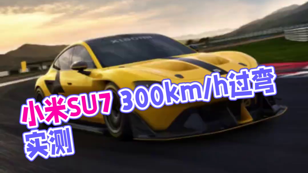 能时速300km/h过弯的小米SU7？！ #小米SU7Ultra #小米汽车 #纽博格林