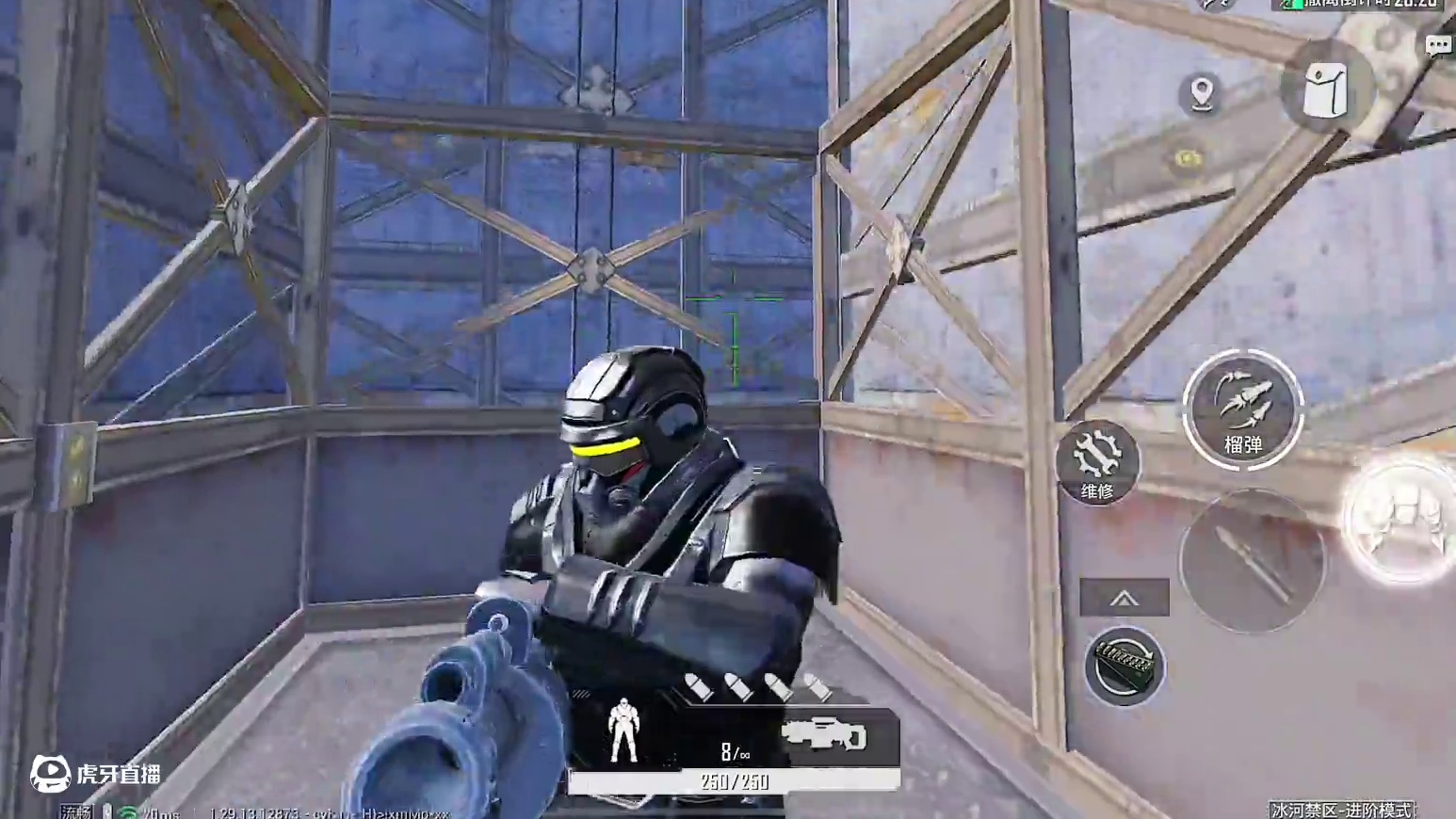 新版本机甲加强！双榴弹猛轰冰河禁区！ #和平精英地铁逃生  #和平精英流浪地球