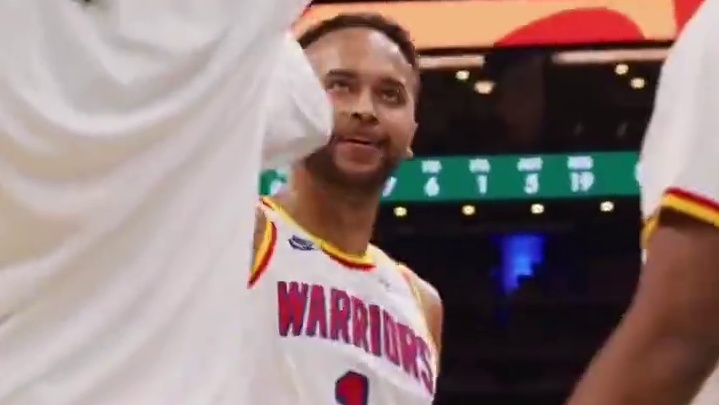 李凯尔同志1分钟3记三分，帮助勇士从落后到反超到打停凯尔特人#凯尔特人#李凯尔#金州勇士#勇士vs凯